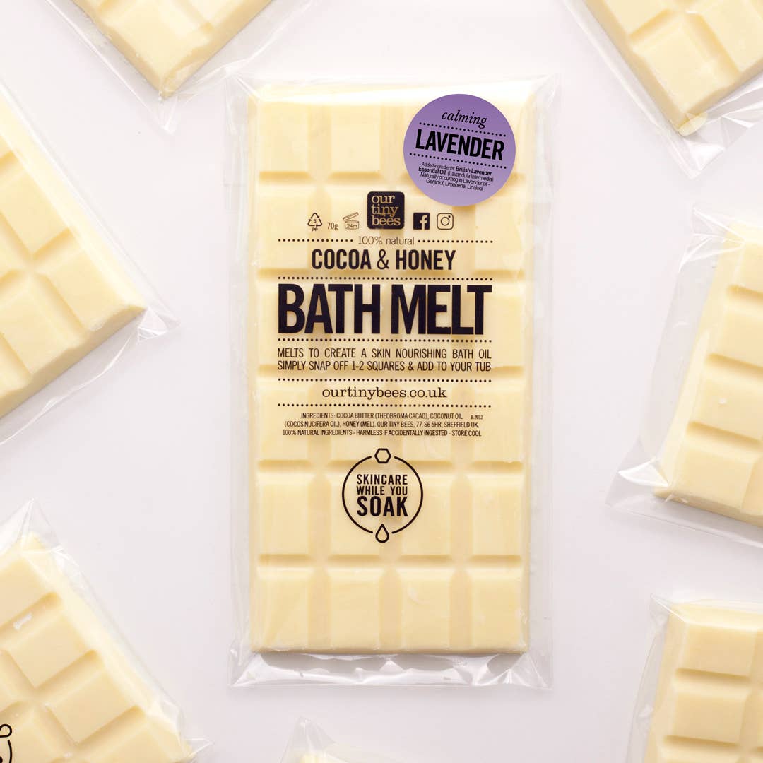 Our Tiny Bees – wholesale Bath/body oil – Lavender Bath Melt 100% Natural / Eco Friendly2