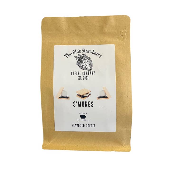 The Blue Strawberry Coffee Co - Wholesale Ground Coffee - S’mores (Flavored Coffee)