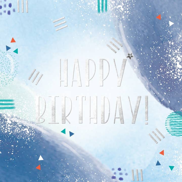 Feliz cumpleaños, coche de felicitación hecho a mano para venta al por mayor de The Handcrafted Card Company