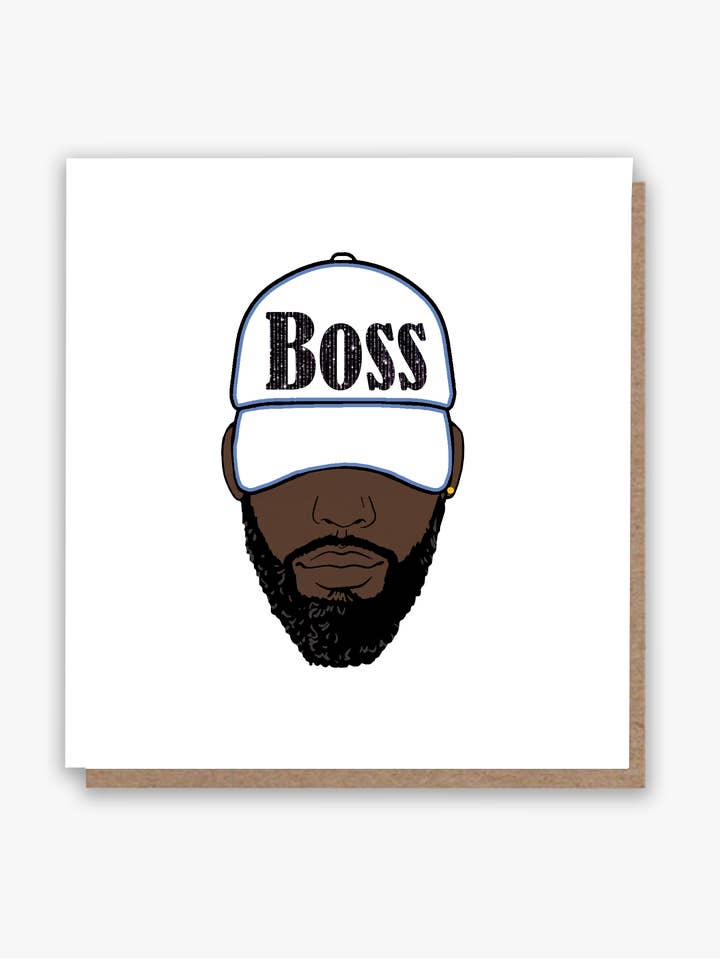 Carte d'anniversaire Boss ! pour la vente par All Shades
