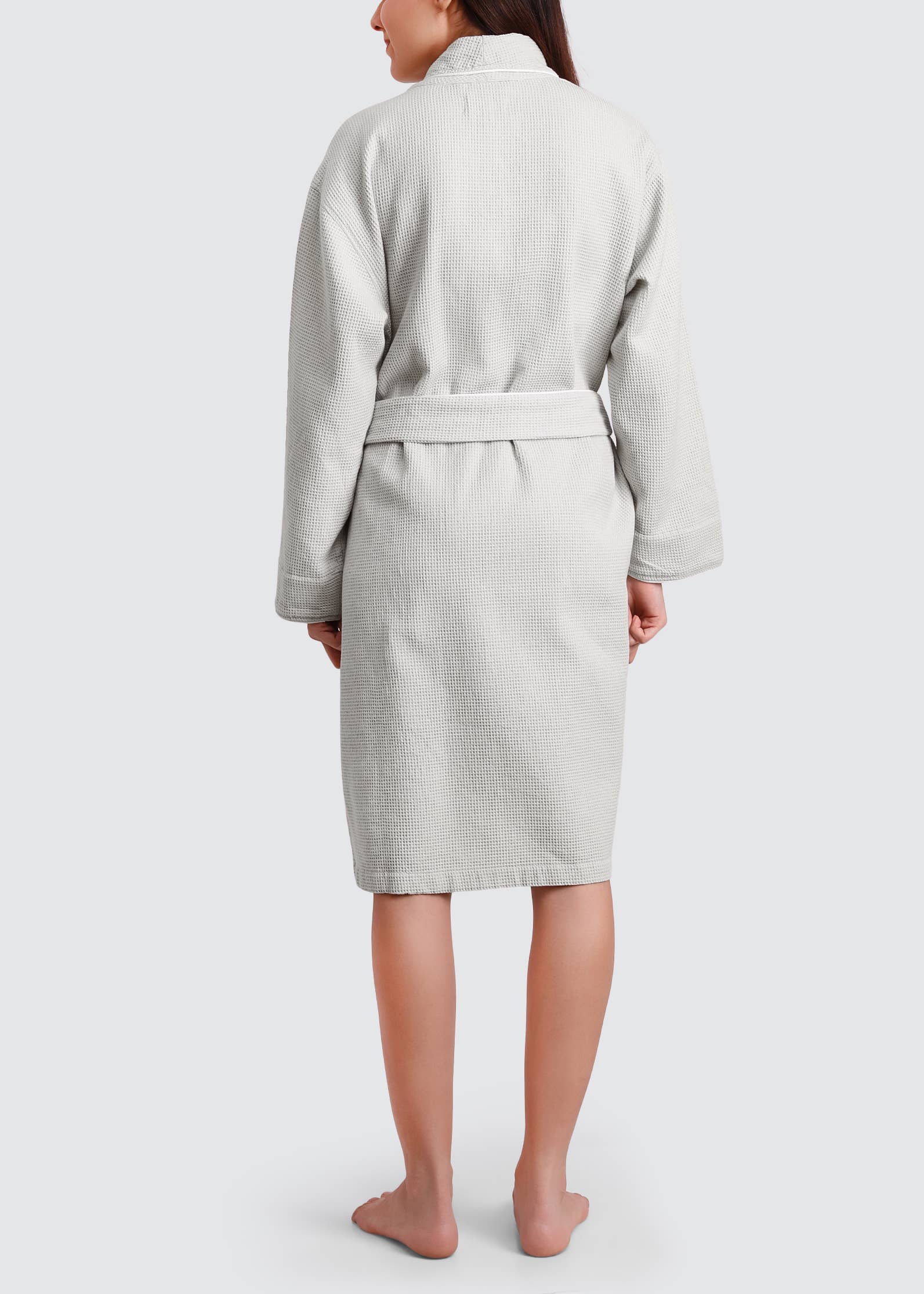 Viverano Organics - Wholesale Robe - Women's - Women's Organic Waffle Weave Bath & Spa Robe (3 Colors)5