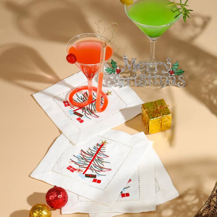 Winter Wonderland Cocktail Napkins for wholesale by Tiramisu