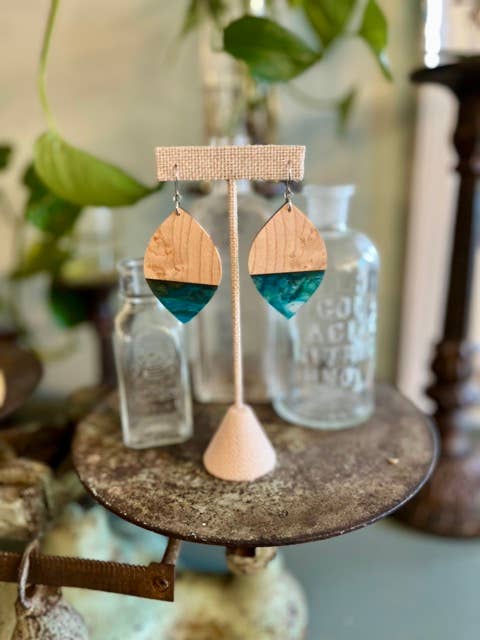 Érable moucheté - aigue-marine pour la vente par Alchemy Jewelry