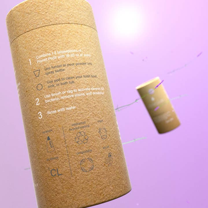 Planet Pods - Wholesale Multi-Surface Cleaner - Multi-Purpose Powder & Pods: 3 Mo. Supply (6 Pods & 11 oz)1