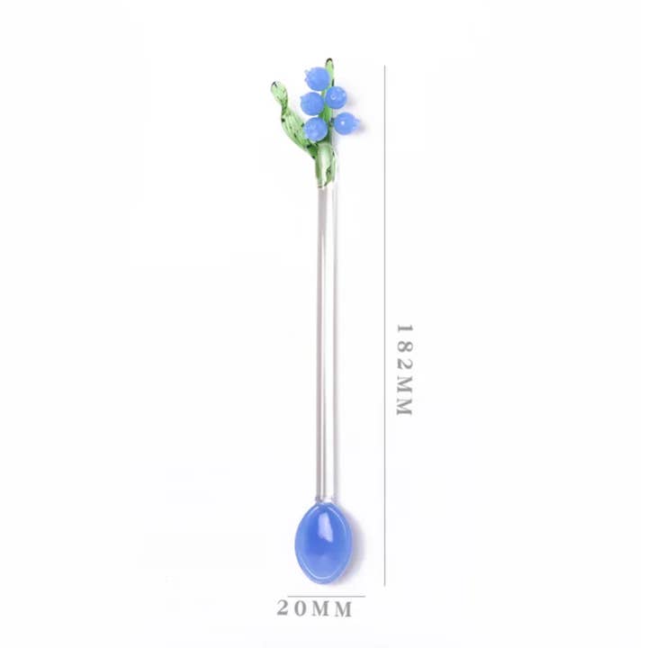 IVORE.GROUP - Wholesale Drink Stirrer - Flower Shape Glass Stirring Rod Mixing Sticks| Drink stirrer