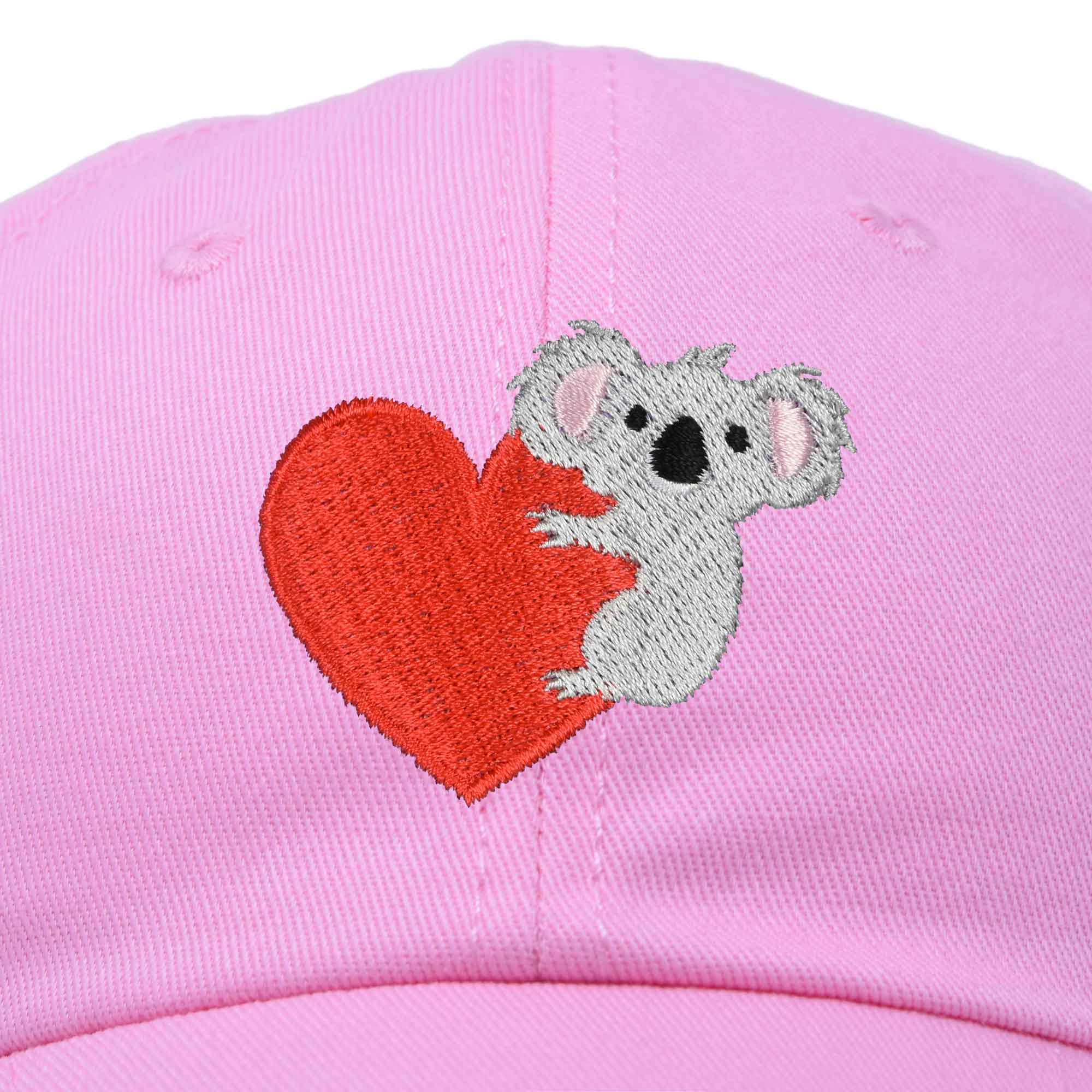 Dalix - Wholesale Baseball Cap - Women's - DALIX Cute Koala with Heart Hat Womens Embroidered Ball Cap13