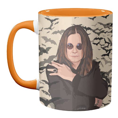 ART WOW – wholesale Coffee mug – Mugs 'Ozzy & Bats' by DOLLY WOLFE6