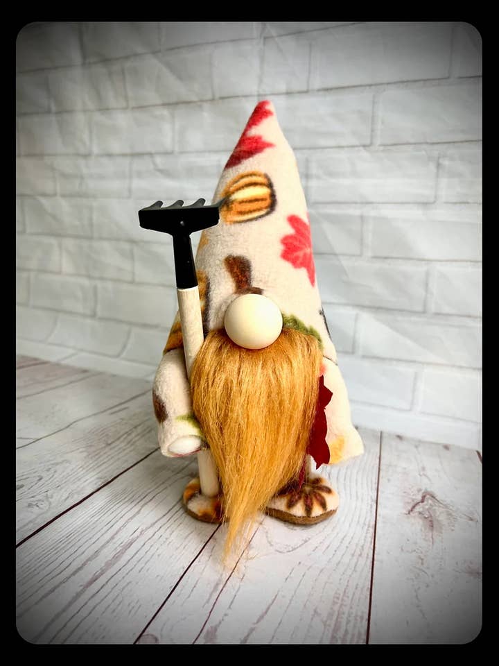 Handmade Pumpkin Spice Nordic Gnome for wholesale by Forever Gnomes UK Store