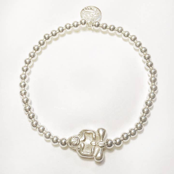 Fridfull Buddha Silver Armband för wholesale av Good Charma