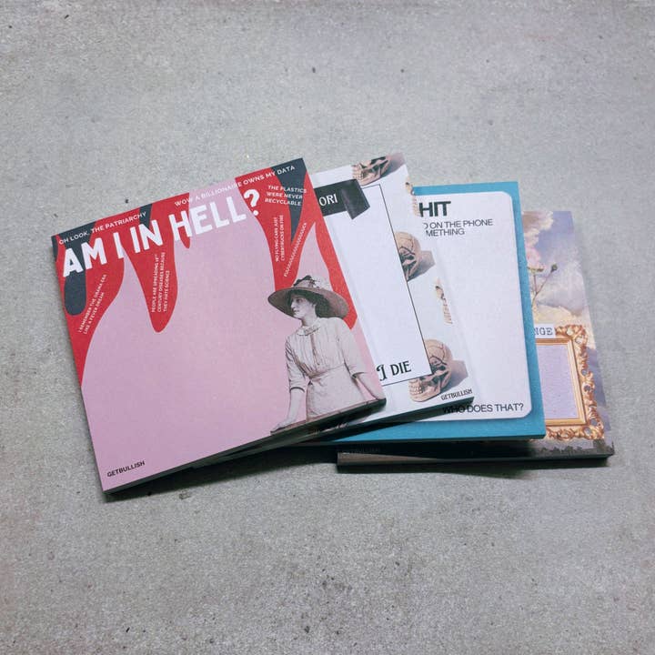 GetBullish – Großhandel Haftnotizen – Bin ich in der Hölle Jumbo Haftnotizen | Feministischer 4" Retro-Notizblock8