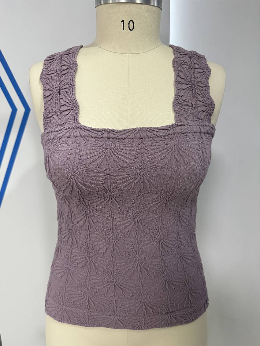 Hope & Sunshine - Wholesale Tanktop - Dames - Jacquard gebreide tanktop10