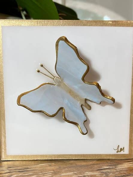 Butterfly Art hemelsblauw voor wholesale door Lisa Munz Designs