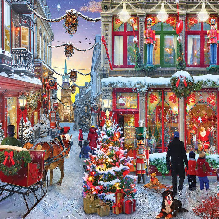 Joy Of Christmas (1910pz) - 1000 Piece Jigsaw Puzzle for wholesale by White Mountain Puzzles