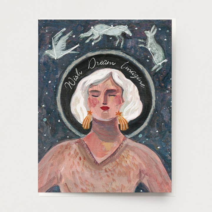 Dream Girl Card E-109 for wholesale by Ingrid Press