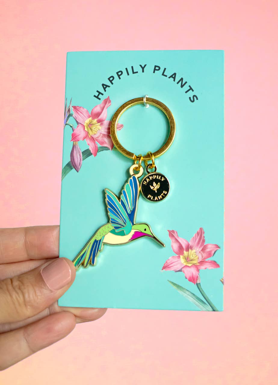 Happily Plants - Wholesale Keychain - Unisex - Hummingbird Keychain & Bag Charm cute animal gifts cash wrap5