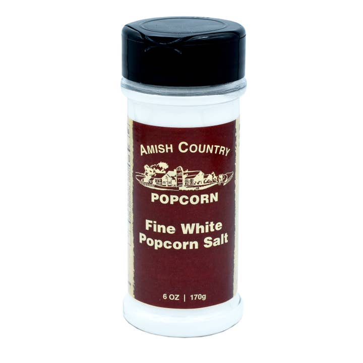 Amish Country Popcorn - Vente Sel - Bouteille de 5,5 oz de sel fin pour popcorn blanc1
