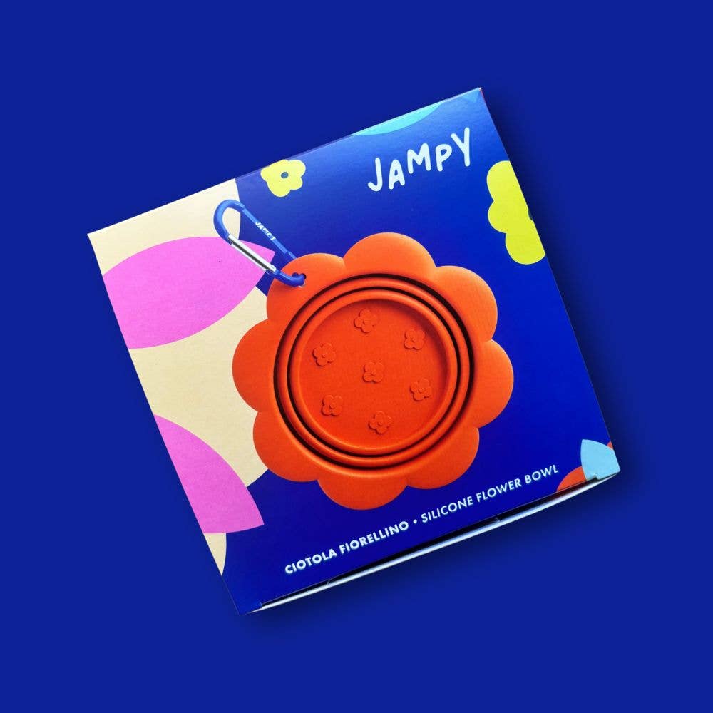 JAMPY - Wholesale Pet Travel Bowl - Cat/Dog - Flower Bowl - Silicone Collapsible Travel Bowl for Dogs3