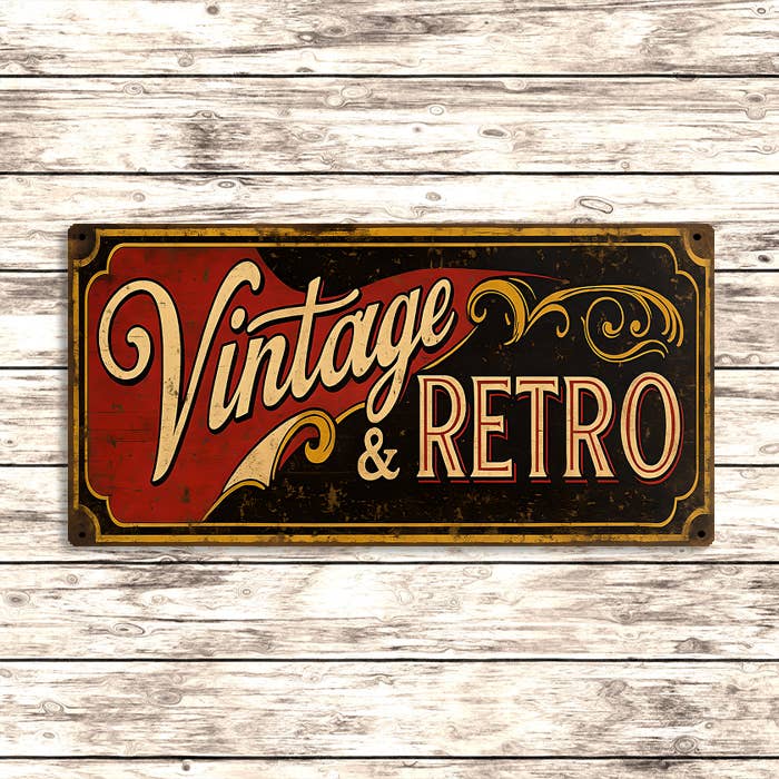 The British Metal Signs Company – wholesale Wall sign – Vintage & Retro Metal Sign – Classic Nostalgic Wall Decor1