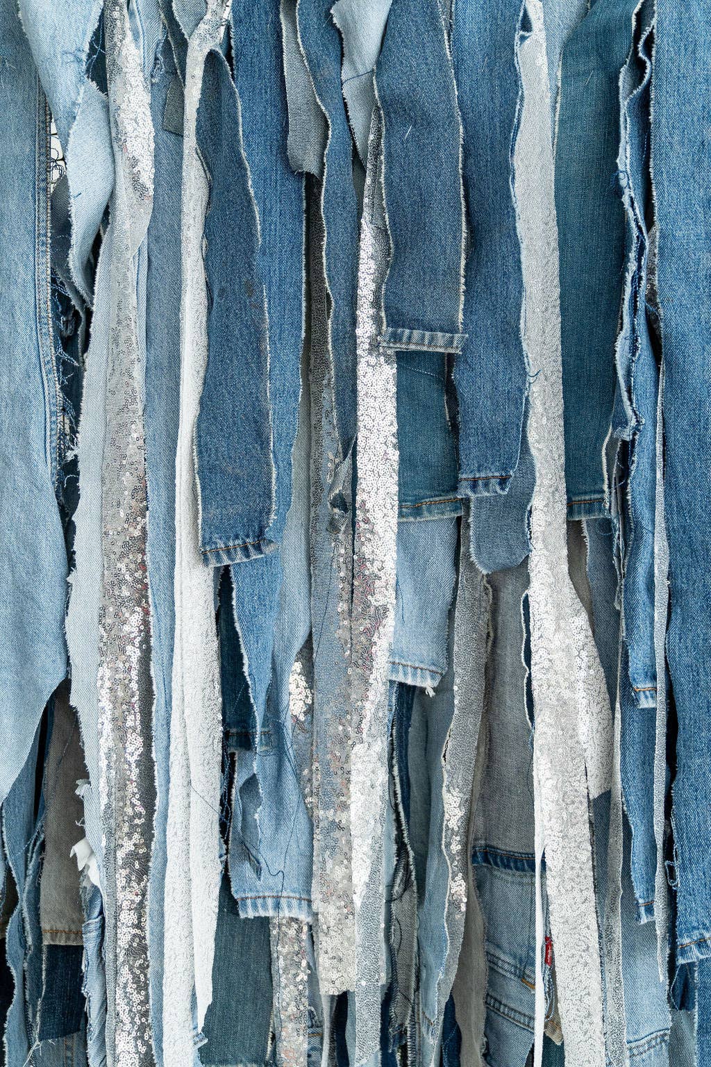 Oh My Darling Party Co - Wholesale Photography Backdrop - Denim & Bling Fringe Backdrop2