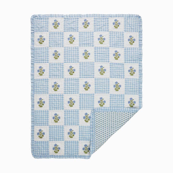Dorothy Embroidered Quilted Throw for wholesale by Trudie