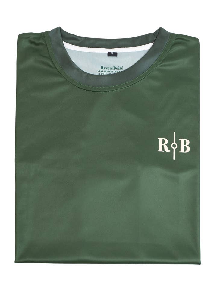 Camiseta de tenis caqui de poliéster para venta al por mayor de Revers Boisé