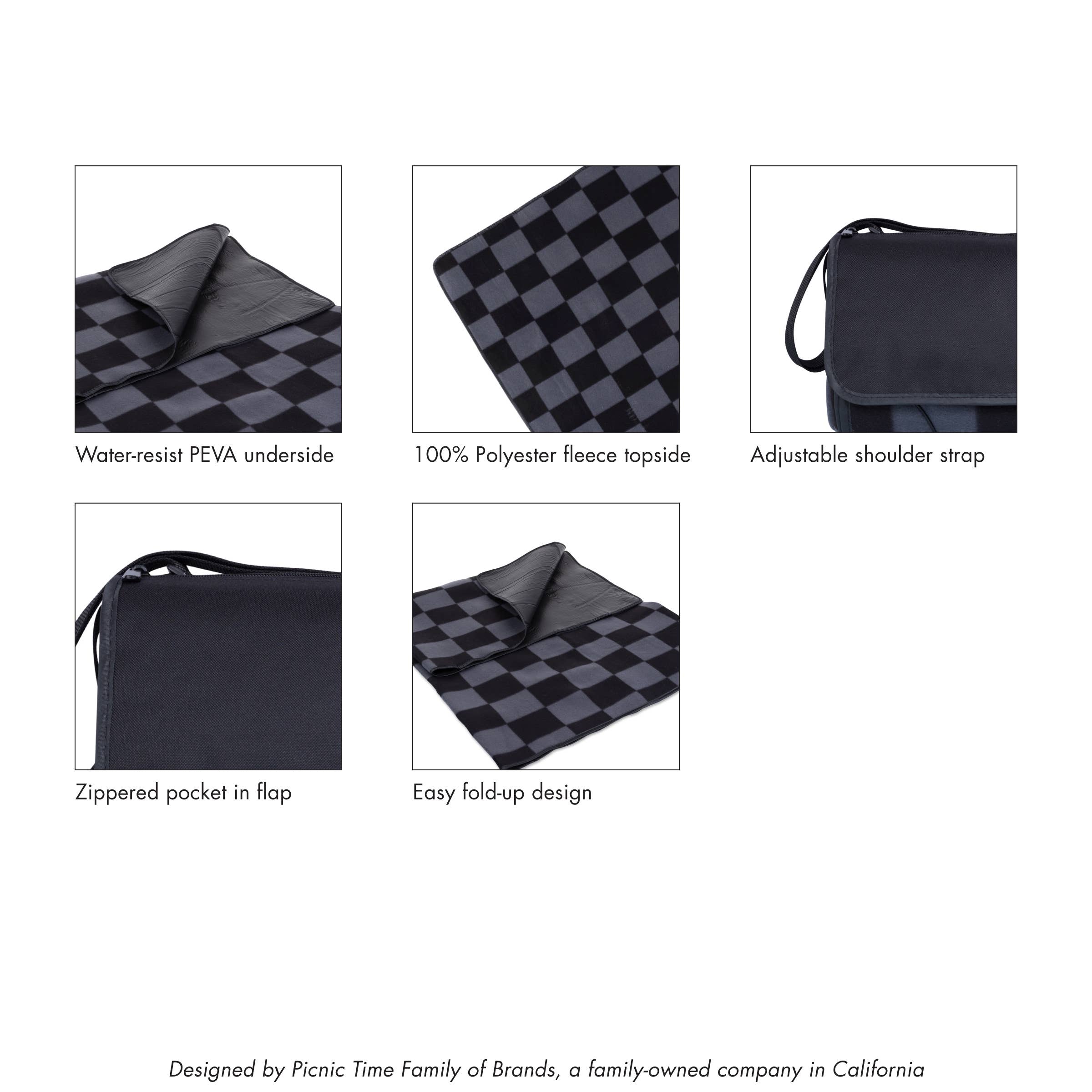 Picnic Time Family of Brands - Vente Nappe de pique-nique - Couverture fourre-tout pour pique-nique48