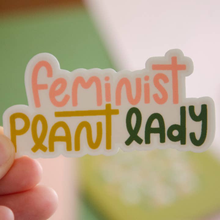 Twentysome Design - Wholesale Sticker - Feminist Plant Lady Sticker1
