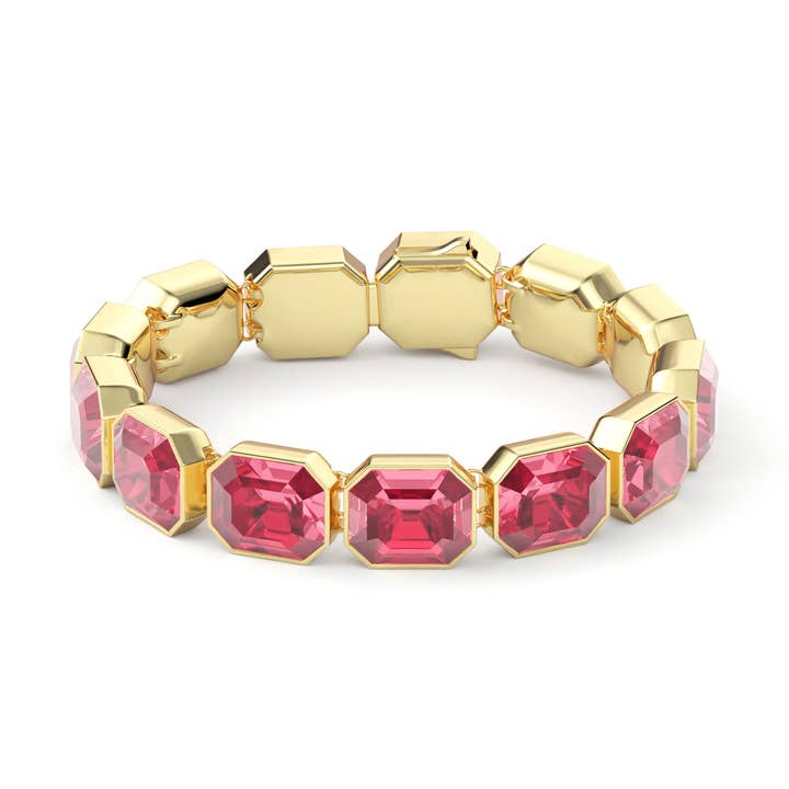 Octagon Sensational Tennis Bracelet Rose Crystal|3-1131-GROS for wholesale by My Jewellery Story