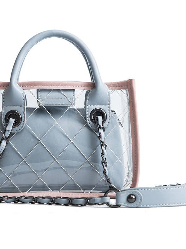 Diamond Transparent Crossbody HB1397 for wholesale by Ole