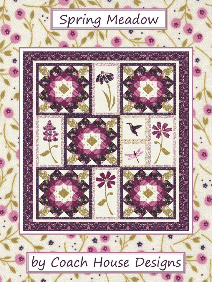 Quiltmuster Spring Meadow für den Großhandel von Coach House Designs