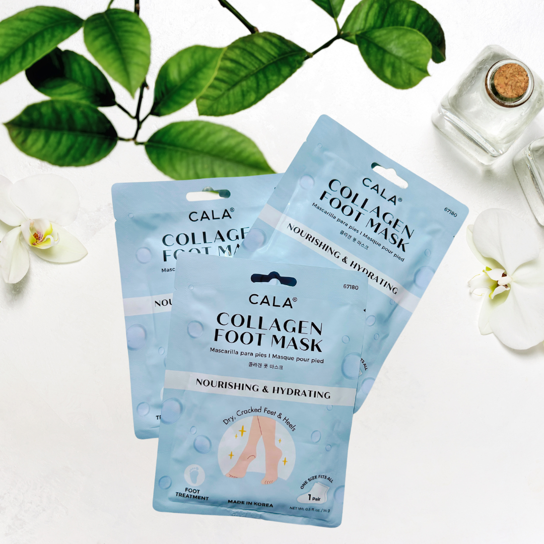 Best Beauty Group - Wholesale Foot Mask - CALA Vitamin C or Collagen Foot Mask Treatment2