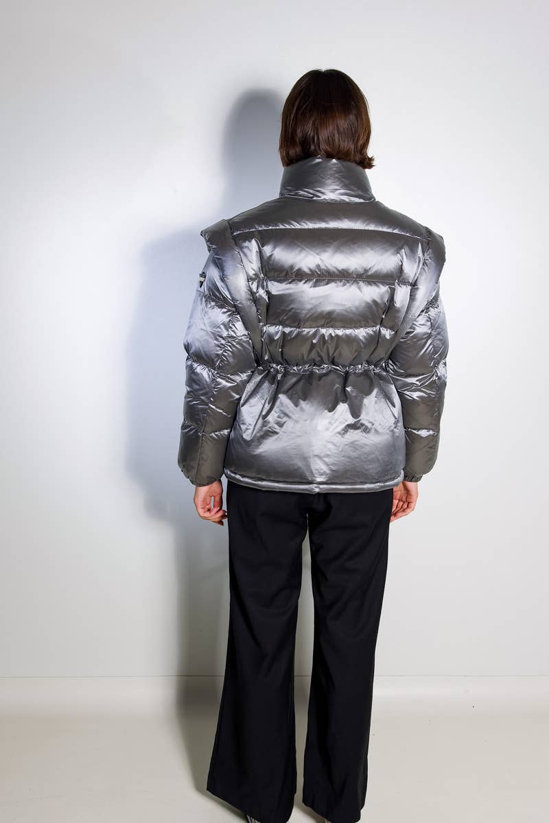 ARTFLOW - Wholesale Puffer Jacket - Women's - Detachable sleeve puffer jacket7