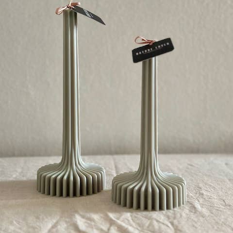 Nature Lover - Wholesale Pillar Candle - Geometric taper candle made from a blend of rapeseed and soy wax4