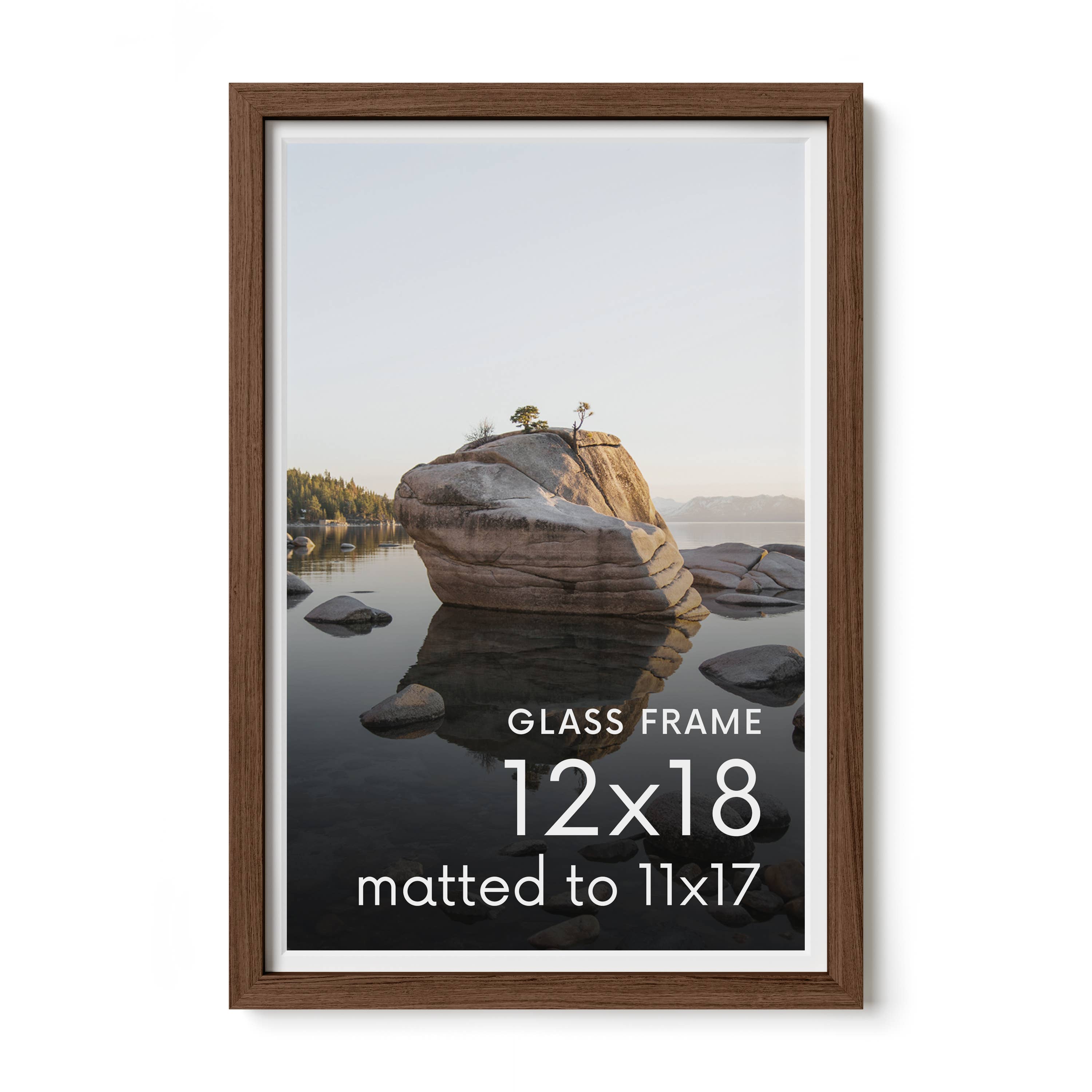 Haus and Hues - Wholesale Picture Frame - Walnut Oak Frame with Glass12