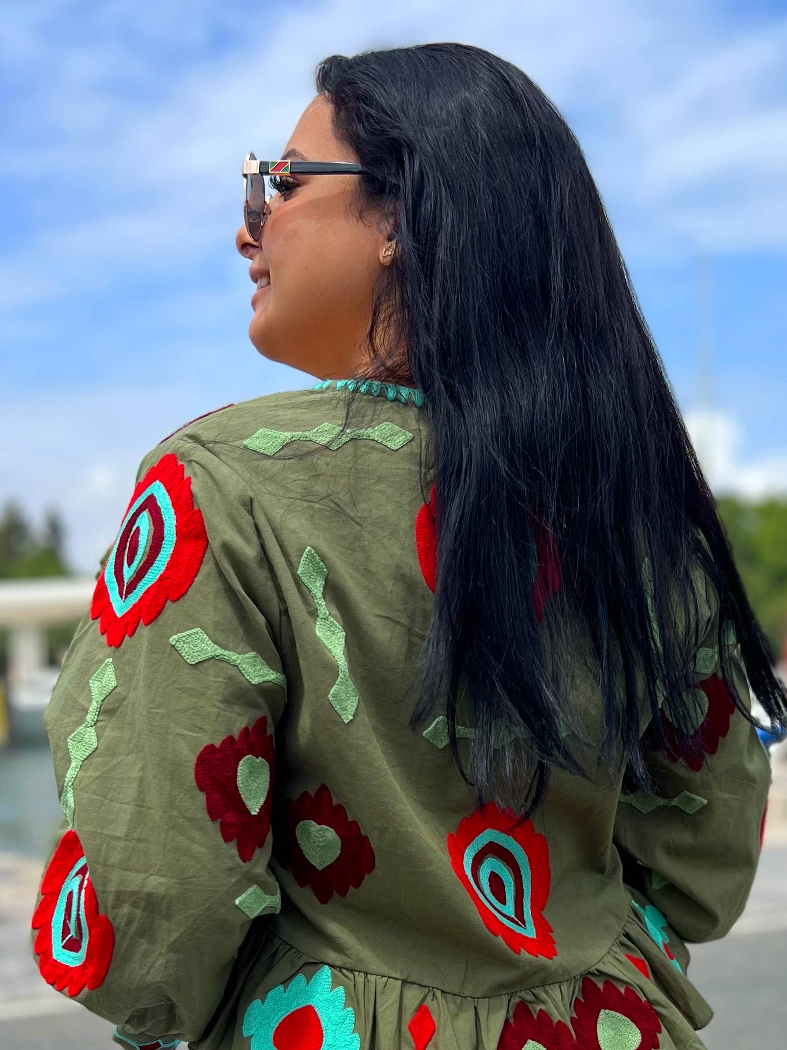 Kinomy - Wholesale Jas - Dames - Handgemaakte geborduurde katoenen bolero's (set van 4)10