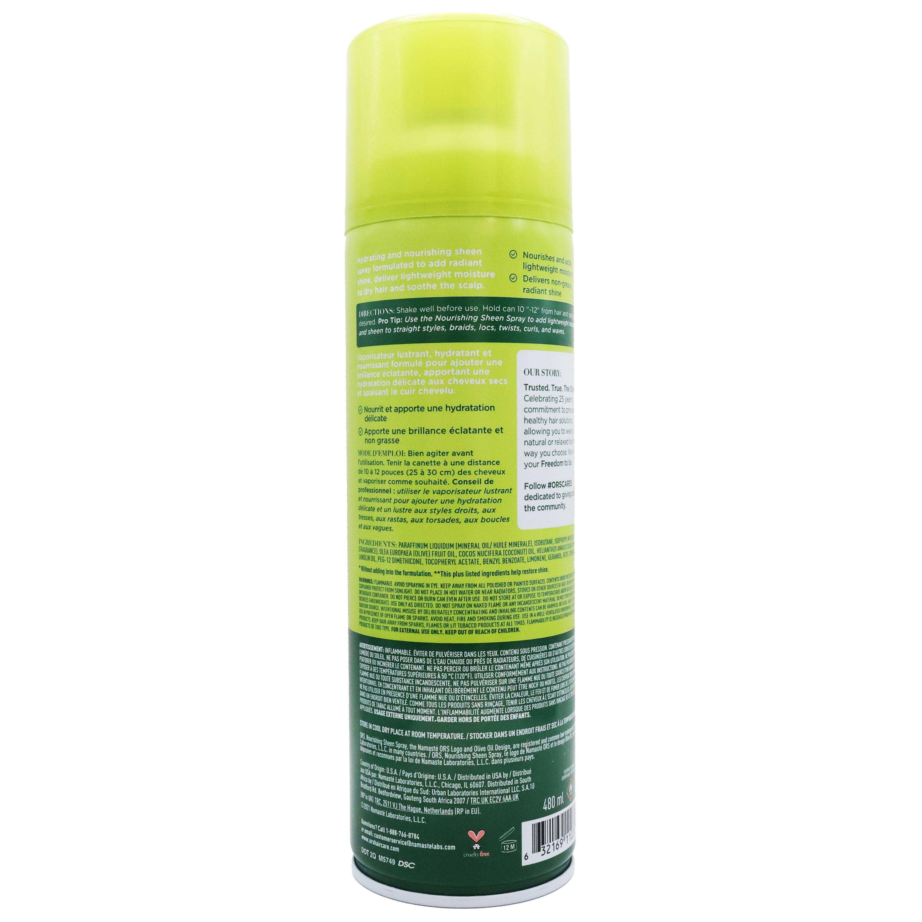 KT Supply - Vendita all'ingrosso Oli per capelli - Olio d'oliva ORS Sheen, 11.5 Oz.1
