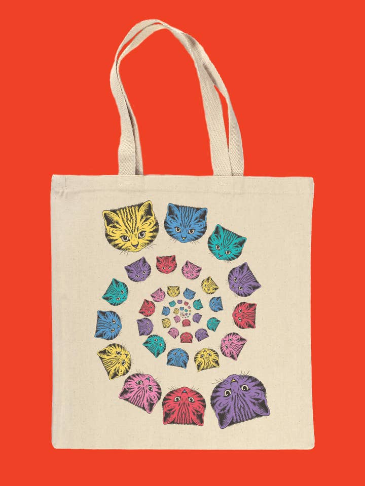 Spiral Cats Tygväska för wholesale av Popkiller