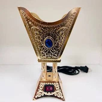 Brûleur d'encens électrique - Brûleur de bakhoor Mubkhara - Brûleur d'encens à l'oliban pour la vente par Hamidi Oud & Perfumes