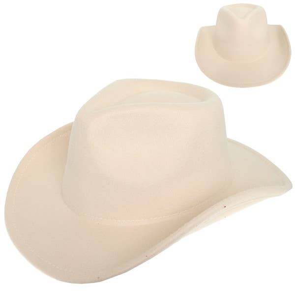 anbfashion - Vente Chapeau de cowboy – femme - CHAPEAU DE COWBOY À LARGE BORD EN FEUTRE OCCIDENTAL À LA MODE HTF290511