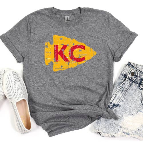KC Arrowhead T-shirt voor wholesale door Farmtown Printing Company