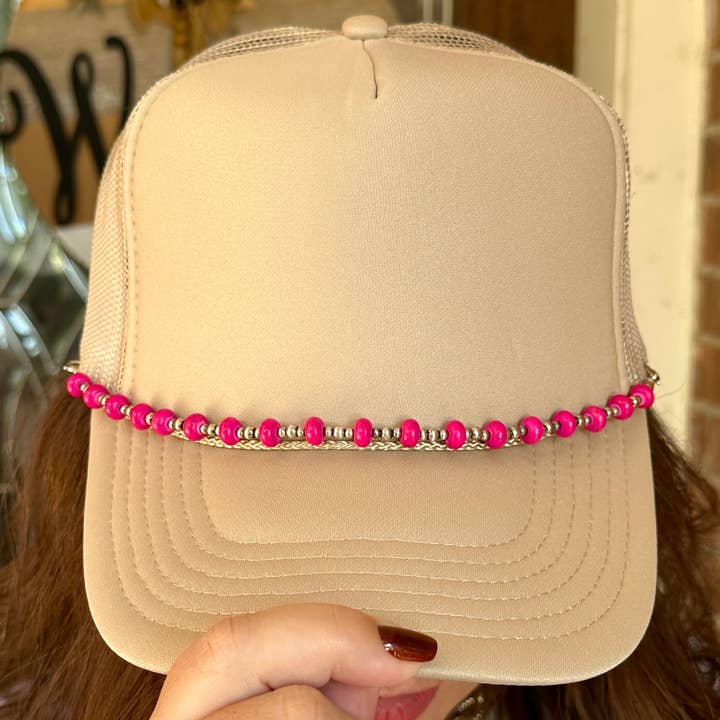 Very Cherry - Wholesale Hat Accessory - Women's - Stone Beaded Trucker Hat Chain