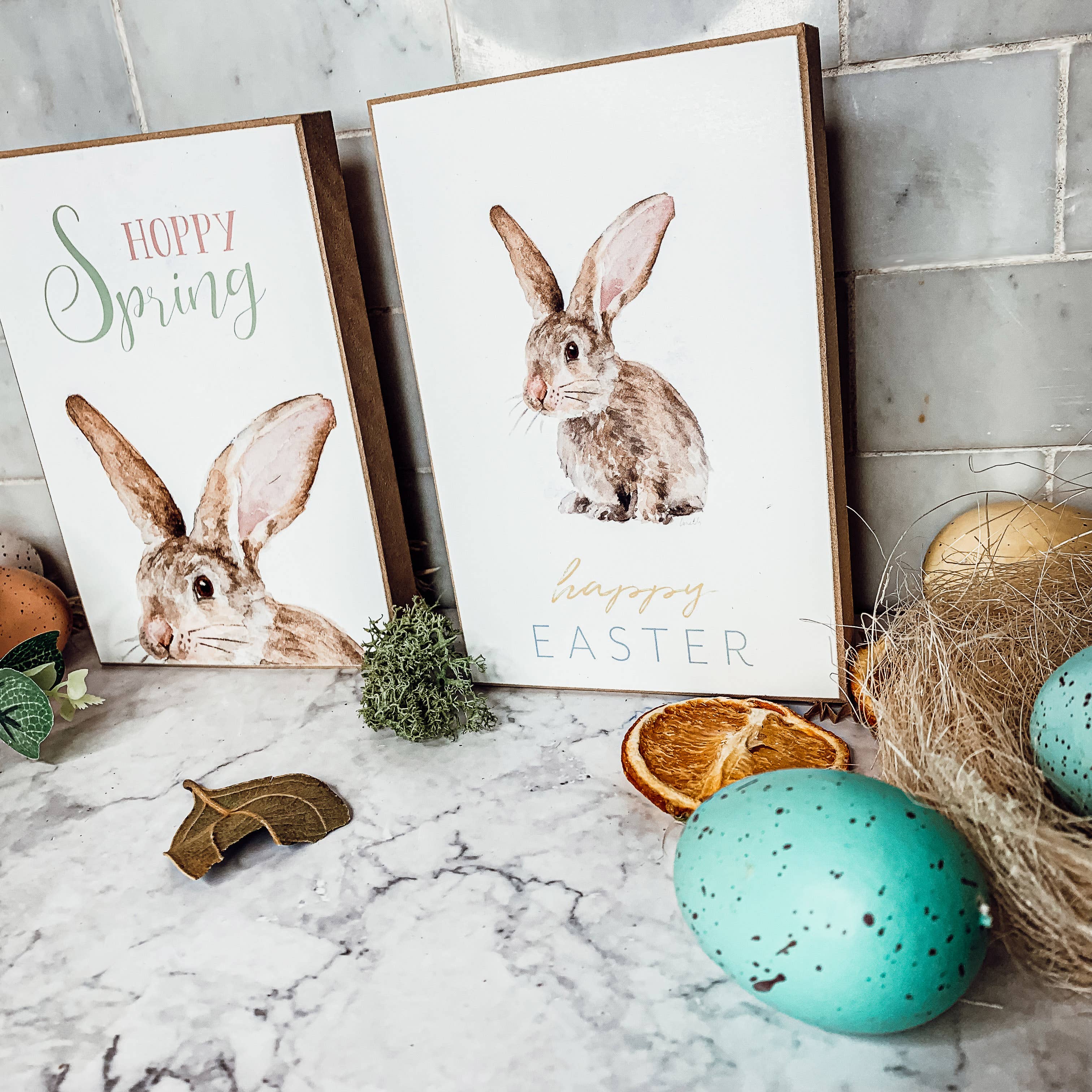 Gia Roma - Wholesale Sign - Easter Home Decor Signs Wooden, Easter Bunny Home Decor2