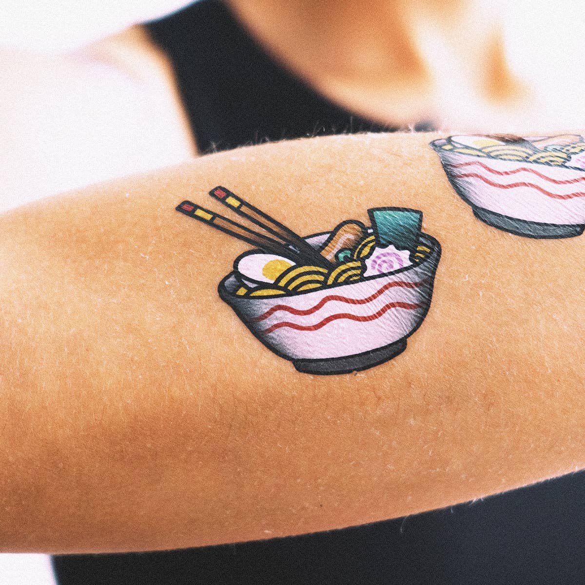 Tattoonie - Wholesale Temporary Tattoo - RAMEN Tattoo (Pack of 2)2