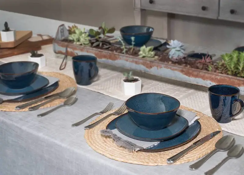 EAST AVENUE – wholesale Bowl – 4Pcs Smooth Bowls Set Navy Blue4