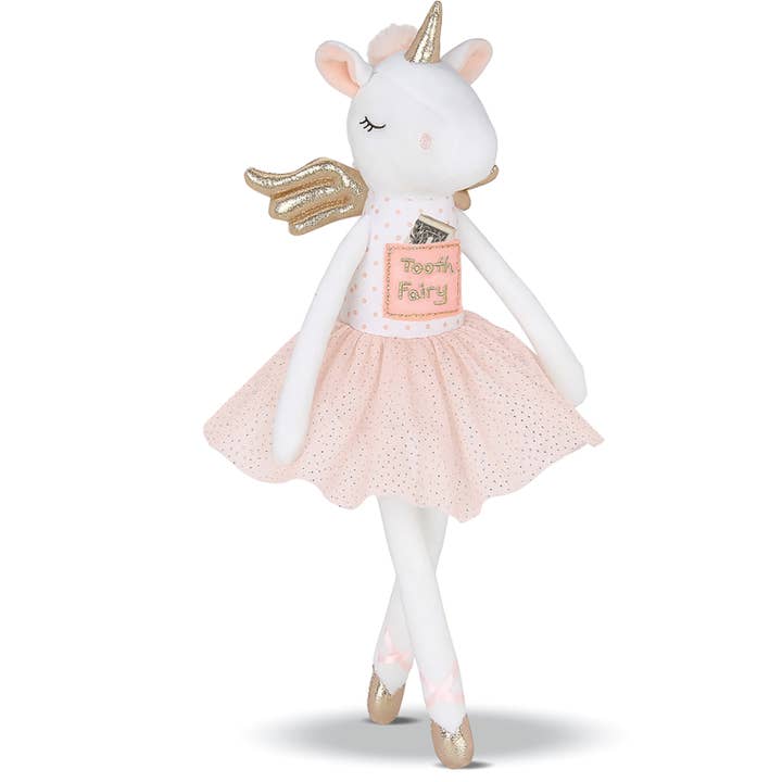 Twinkles Tooth Fairy Unicorn for wholesale by Bearington Collection