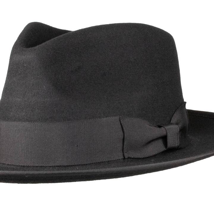 Naples Teardrop Classic Brim Ullfedora av Levine Hat Co. för wholesale av Levine Hat Company