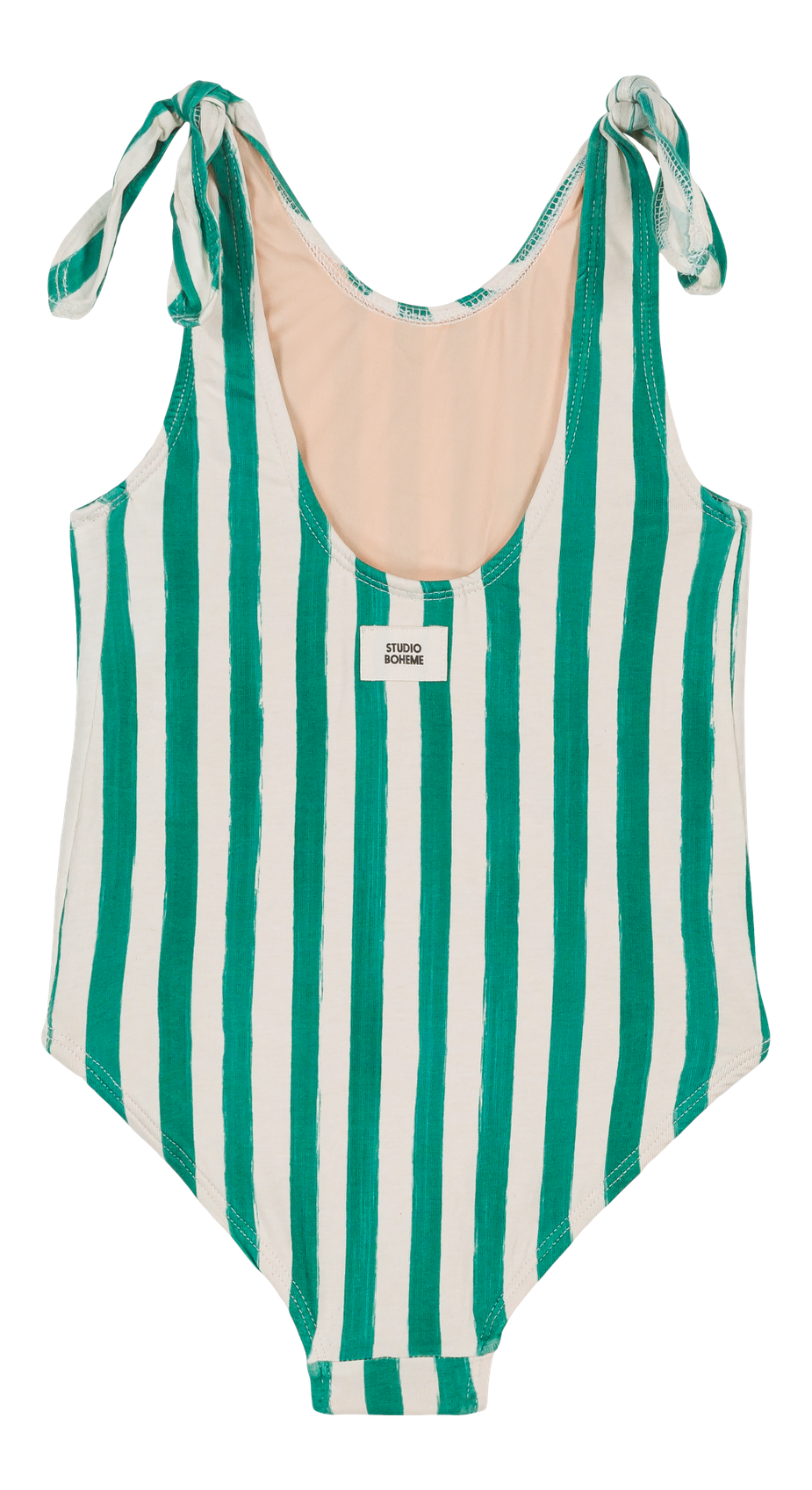 Studio Bohème Paris - Wholesale One Piece Swimsuit - Kids - Roberta One-Piece Swimsuit Capri Green Stripes9