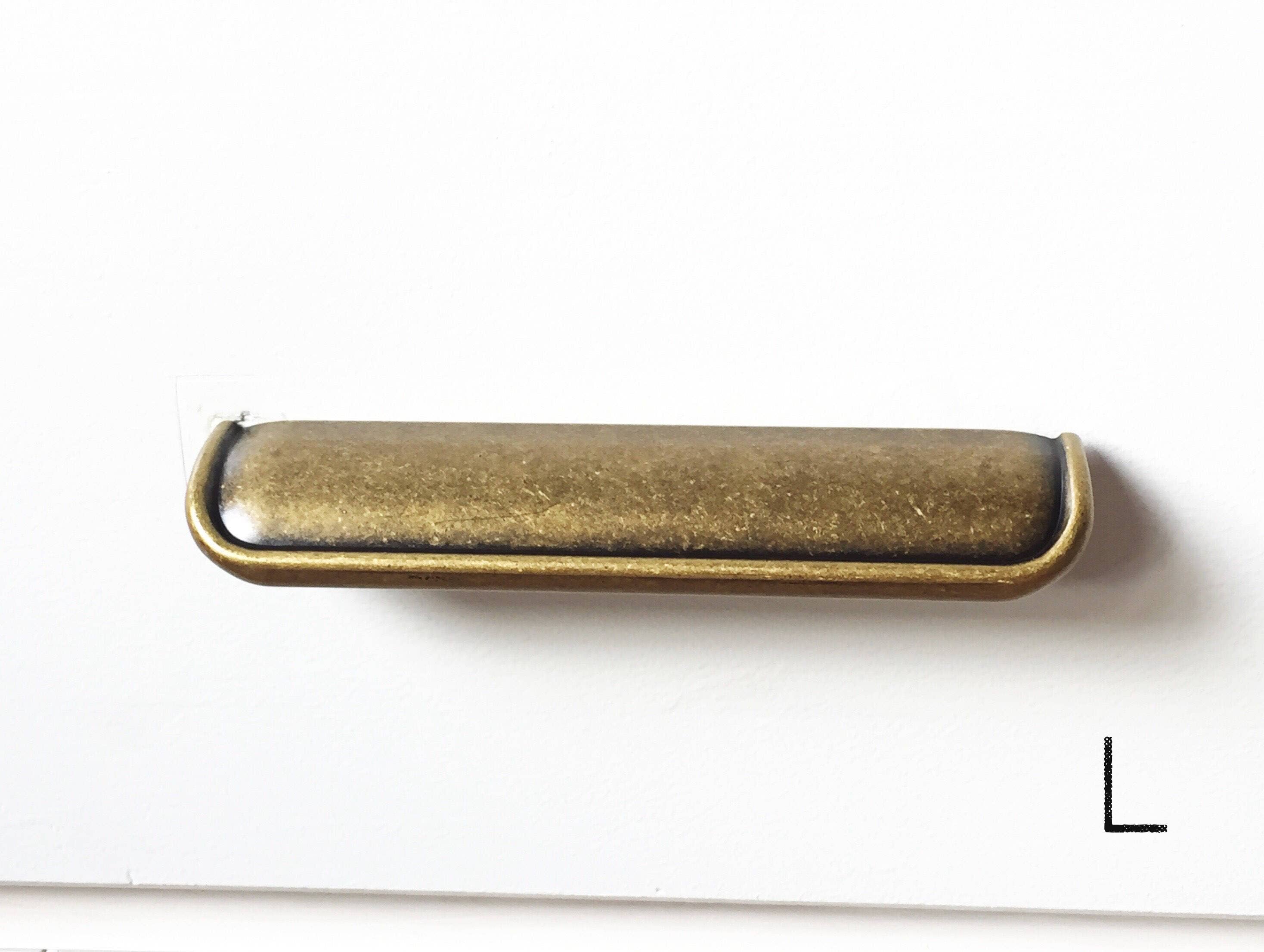 Industry Hardware - Wholesale Knob/Pull - Tab Finger Drawer Pulls "Ella" in Antique Bronze3