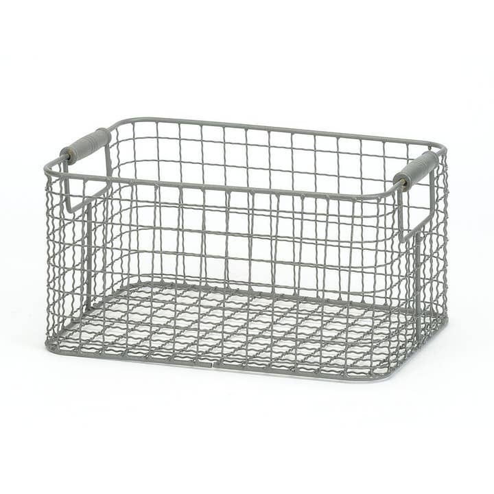 RECTANGULAR WIRE BASKET for wholesale by Bacon Basketware