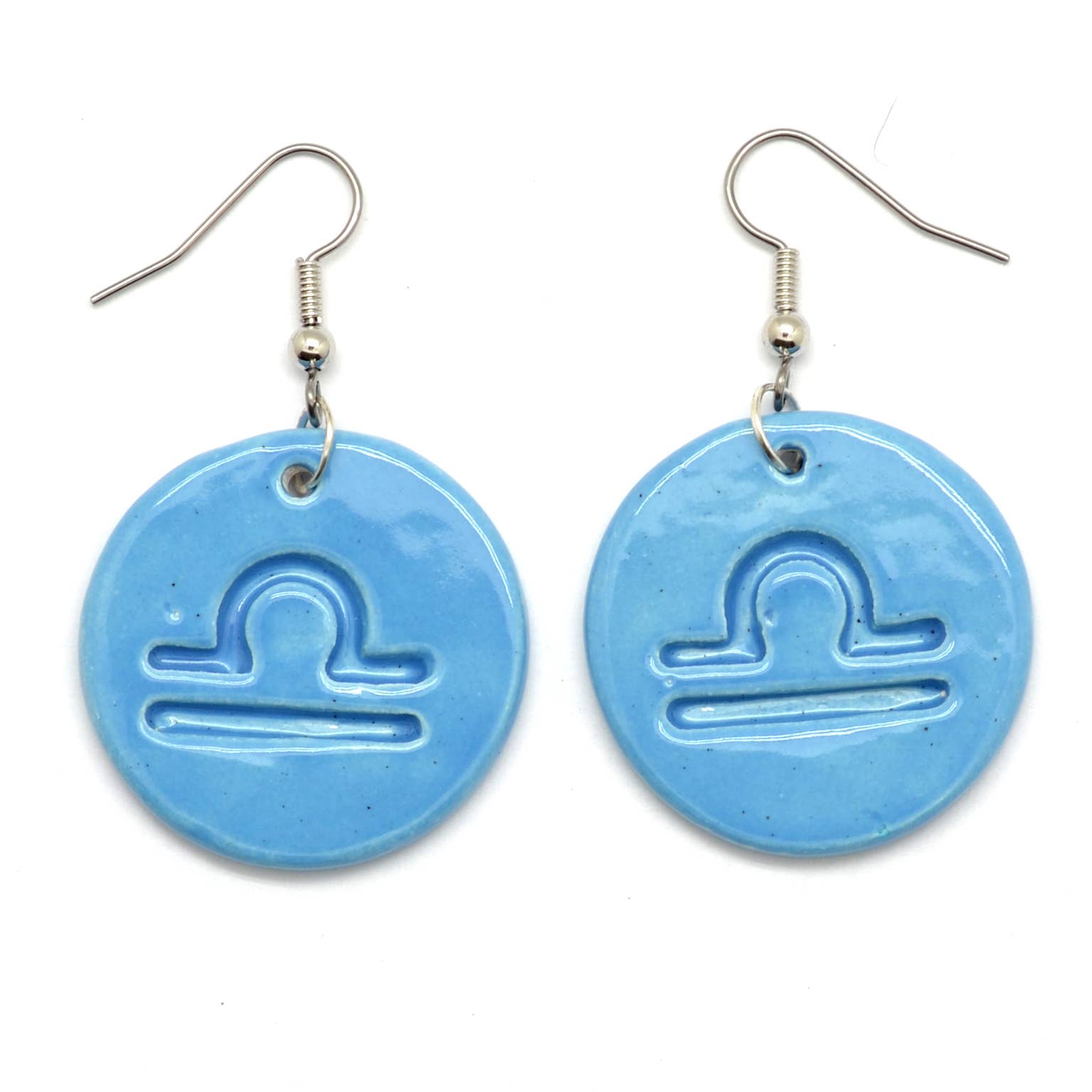 Dunitz & Company - Wholesale Dangle Earrings - Zodiac Ceramic Disc Earrings8
